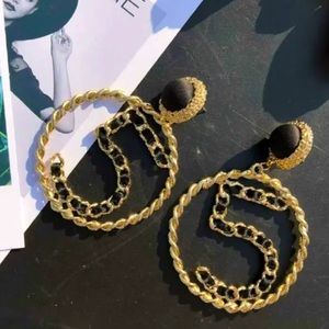 Chanel Number 5 Earrings Hoop Earrings